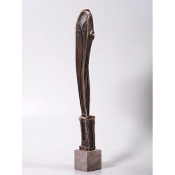 Stâlpnic II - sculptură în bronz, artist Liviu Bumbu